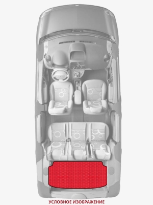 ЭВА коврики «Queen Lux» багажник для KIA Bongo (4G)